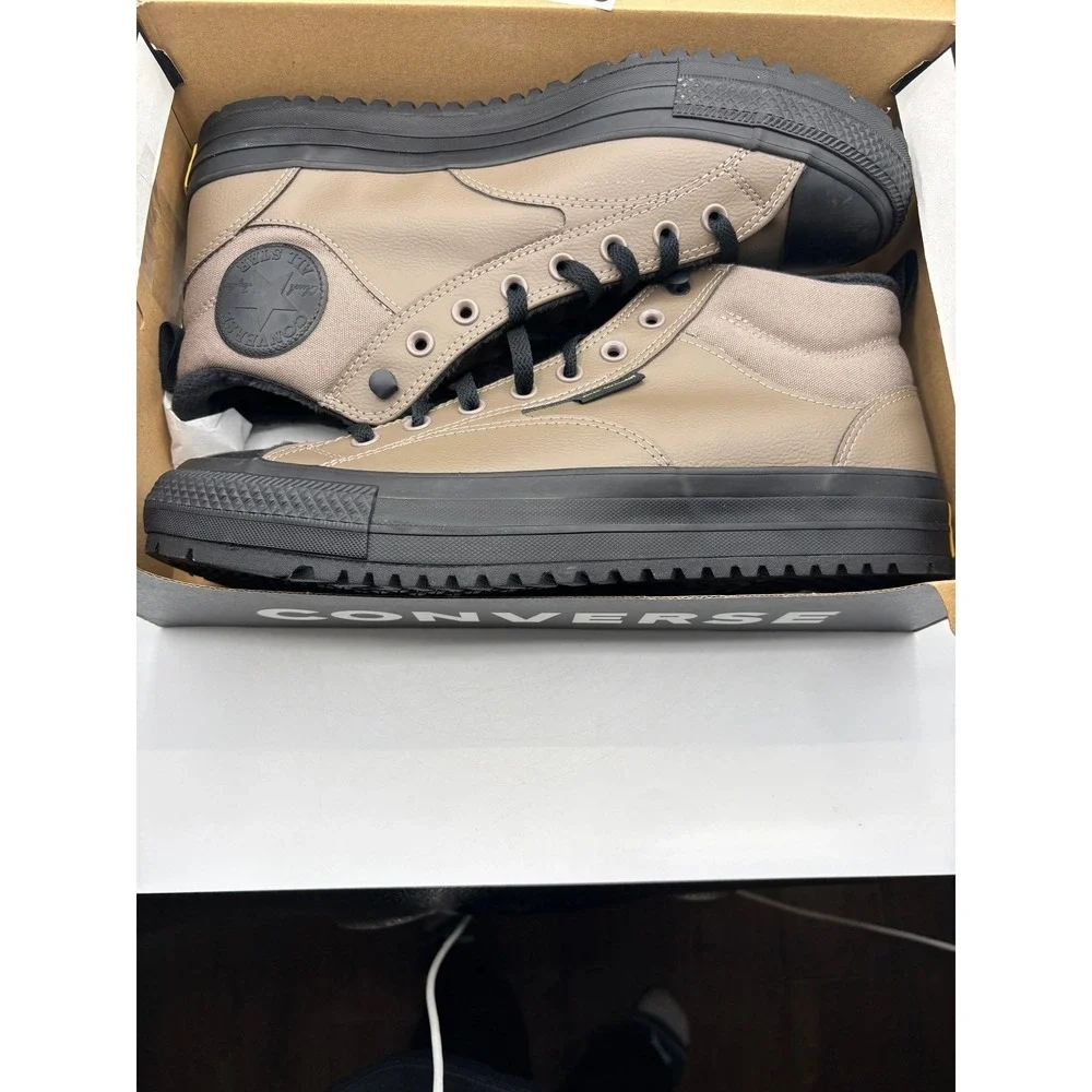 Converse CTAS Malden Street Boot Mid Mens 13 Taupe Water Repellent A14619C